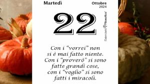 Almanacco | Martedì 22 ottobre: accadde oggi, compleanni, santo e proverbio del giorno