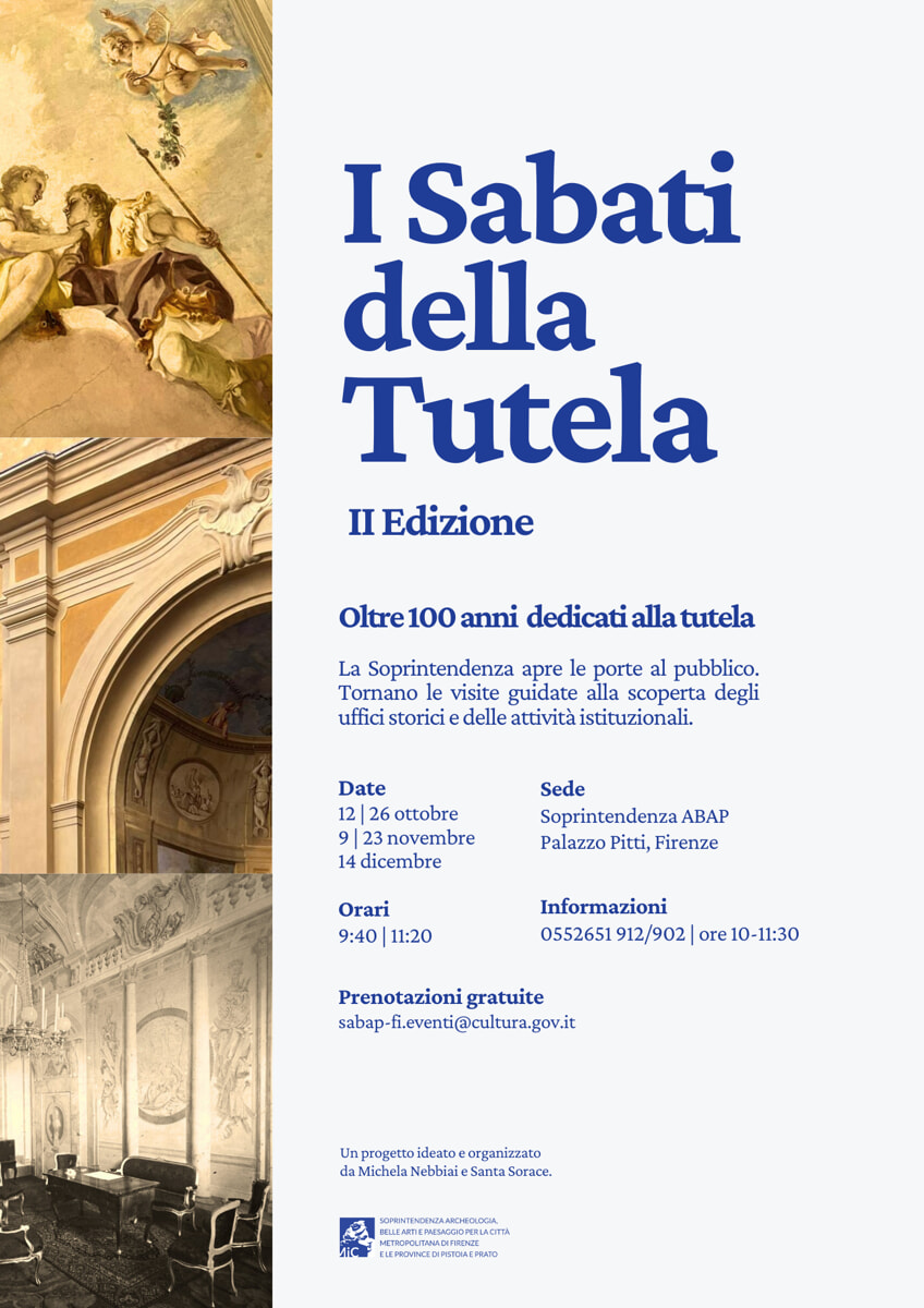 Torna la seconda edizione de “I Sabati della Tutela”: cinque sabati per scoprire oltre 100 anni di storia della Soprintendenza