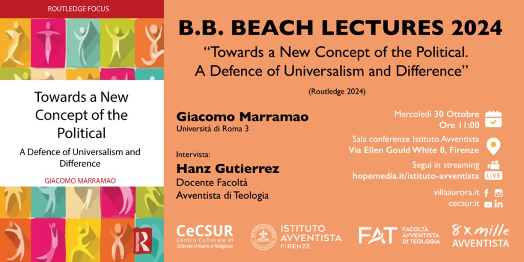 Presentazione del libro "Towards a new concept of the political. A defence of universalism and difference"