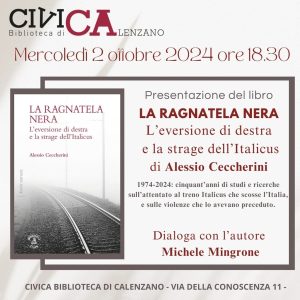 Presentazione libro La Ragnatela Nera di Alessio Ceccherini