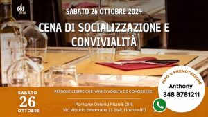 Cena di socializzazione e convivialità da Pantarei Osteria