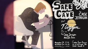 Safe Cave, una mostra d'arte di lightbox e disegni di Case Jernigan