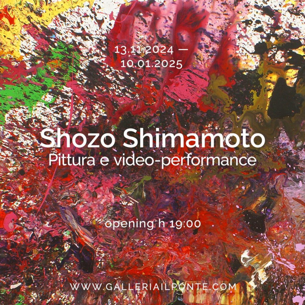 Mostra "Shozo Shimamoto. Pittura e video-performance"