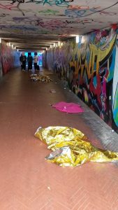 Degrado nel sottopasso di via Spartaco Lavagnini