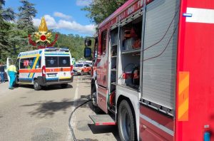 Incidente a Impruneta: frontale tra due auto in Via Cassia