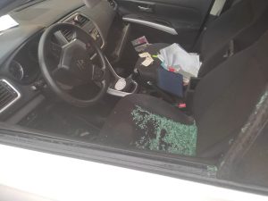 Raffica di spaccate alle auto nel parcheggio scambiatore  FOTO