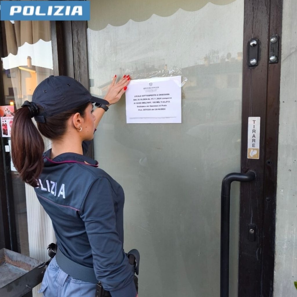 Risse, aggressioni con feriti e alcol a minori: chiusi tre bar a Prato