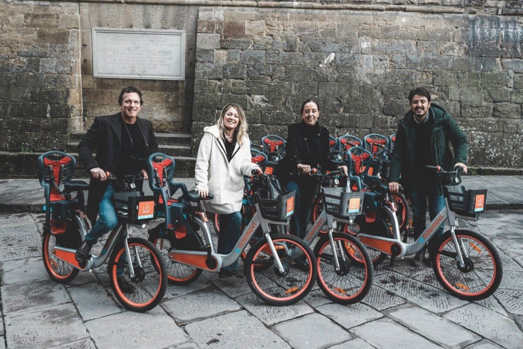 Bike Sharing, arrivate le biciclette con il seggiolino per bambini / FOTO