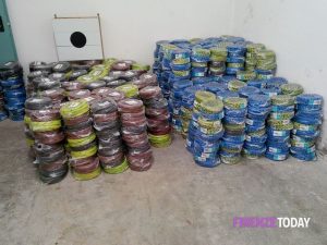Beccati a rubare quintali di rame, tre arresti