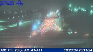 Incidente sulla Firenze Mare: traffico rallentato sull'autostrada A11