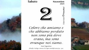 Almanacco | Sabato 2 Novembre: accadde oggi, compleanni, santo e proverbio del giorno