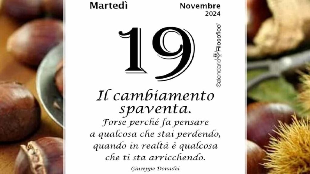 Almanacco | Martedì 19 novembre: accadde oggi, compleanni, santo e proverbio del giorno