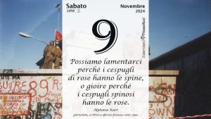 Almanacco | Sabato 9 novembre: accadde oggi, compleanni, santo e proverbio del giorno