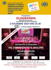 Finalmente a Firenze "Orchestra Ologramma"