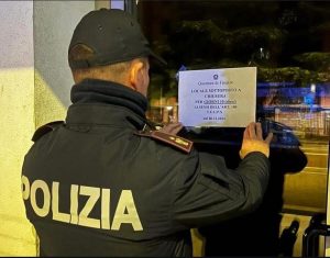 Sicurezza, chiuso locale per 10 giorni