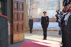 Forze dell'ordine, il comandante Iacobelli in visita in città