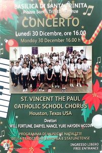 Concerto Basilica di Santa Trinità - St. Vincent The Paul Catholic School Chorus