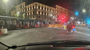 Tramvia, pre-esercizio sui viali durante le festività natalizie. Avvio al 2025 