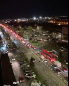 Traffico paralizzato Firenze Nord a causa dell'esodo
