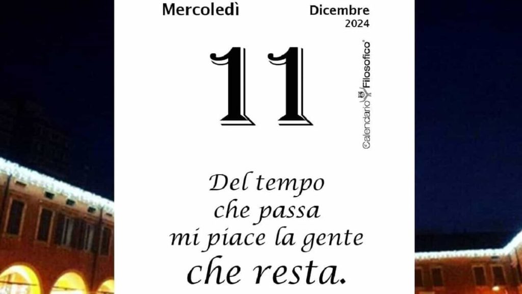 Almanacco | Mercoledì 11 dicembre: accadde oggi, compleanni, santo e proverbio del giorno