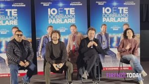 Siani e Pieraccioni a Firenze per presentare il film "Io e te dobbiamo parlare" / VIDEO