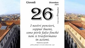 Almanacco | Giovedì 26 dicembre: accadde oggi, compleanni, santo e proverbio del giorno