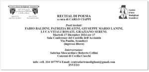Recital di poesia al Castello dell'Acciaiolo