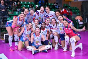 Volley A1 femminile, la Savino Del Bene parte a rilento ma vince bene a Cuneo
