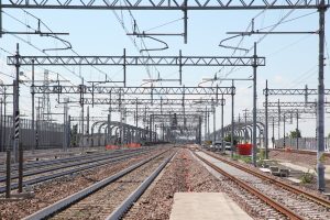  Crollo di un muro poco prima del passaggio del treno