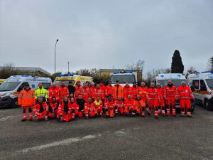 Sanità: un "plotone" di nuovi autisti alla guida di ambulanze / FOTO