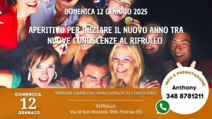 Aperitivo per iniziare il nuovo anno tra nuove conoscenze al Rifrullo