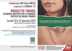 Ant: ecografie gratuite per la diagnosi precoce dei noduli tiroidei