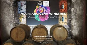 Escursione e degustazione di vino sulla Via Francigena