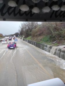 Fipili, tra allagamenti e code: traffico in tilt