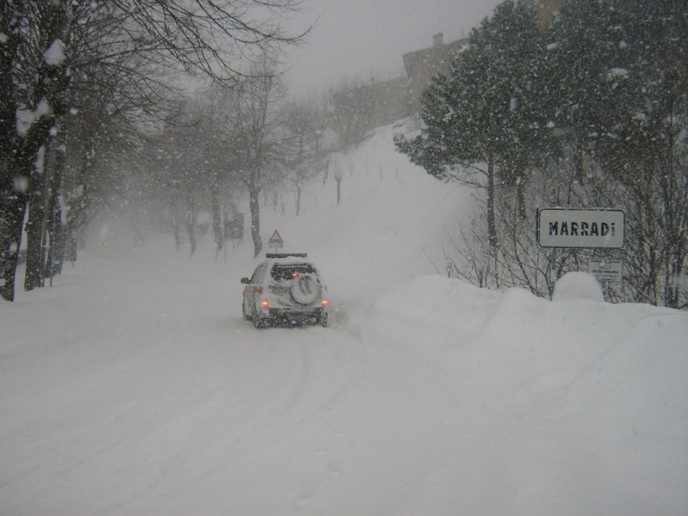 Vento e neve: scatta l'allerta lunedì 13 gennaio