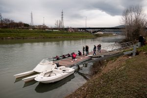 Nuovo pontile all'impianto dell'Anconella