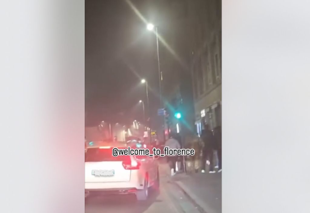 Rissa vicino alla stazione di Santa Maria Novella / VIDEO