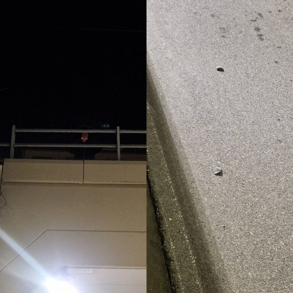 Sassi giù dal cavalcavia, paura a Statuto