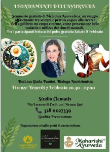 Seminario gratuito di medicina ayurvedica