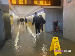 Allagata la stazione di Rifredi / FOTO - VIDEO