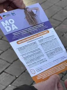 Moda, volantinaggio Cgil, Cisl, Uil in centro. Marasco: "Non portare fuori la produzione"