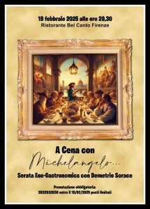 A cena con Michelangelo