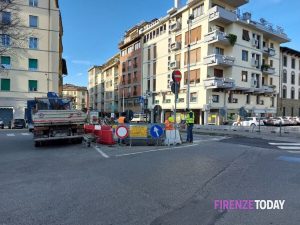 Cantieri tramvia: cambia tutto tra Ponte al Pino, via Mannelli e piazza Alberti / FOTO