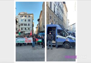 Convegno con relatori israeliani, protesta e quartiere blindato: "Via da Firenze" / FOTO