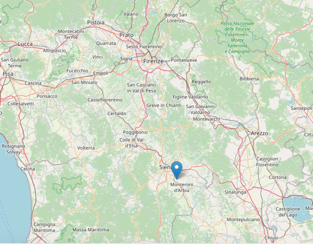 Scossa di terremoto, avvertita distintamente dalla popolazione