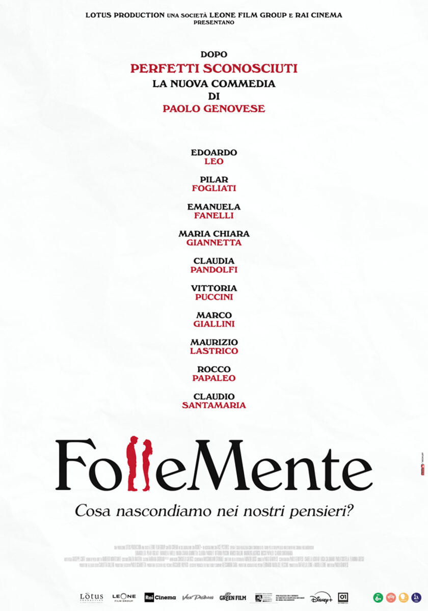 Al the Space Cinema Vittoria Puccini e Paolo Genovese saluteranno il pubblico in sala prima della proiezione di “Follemente”