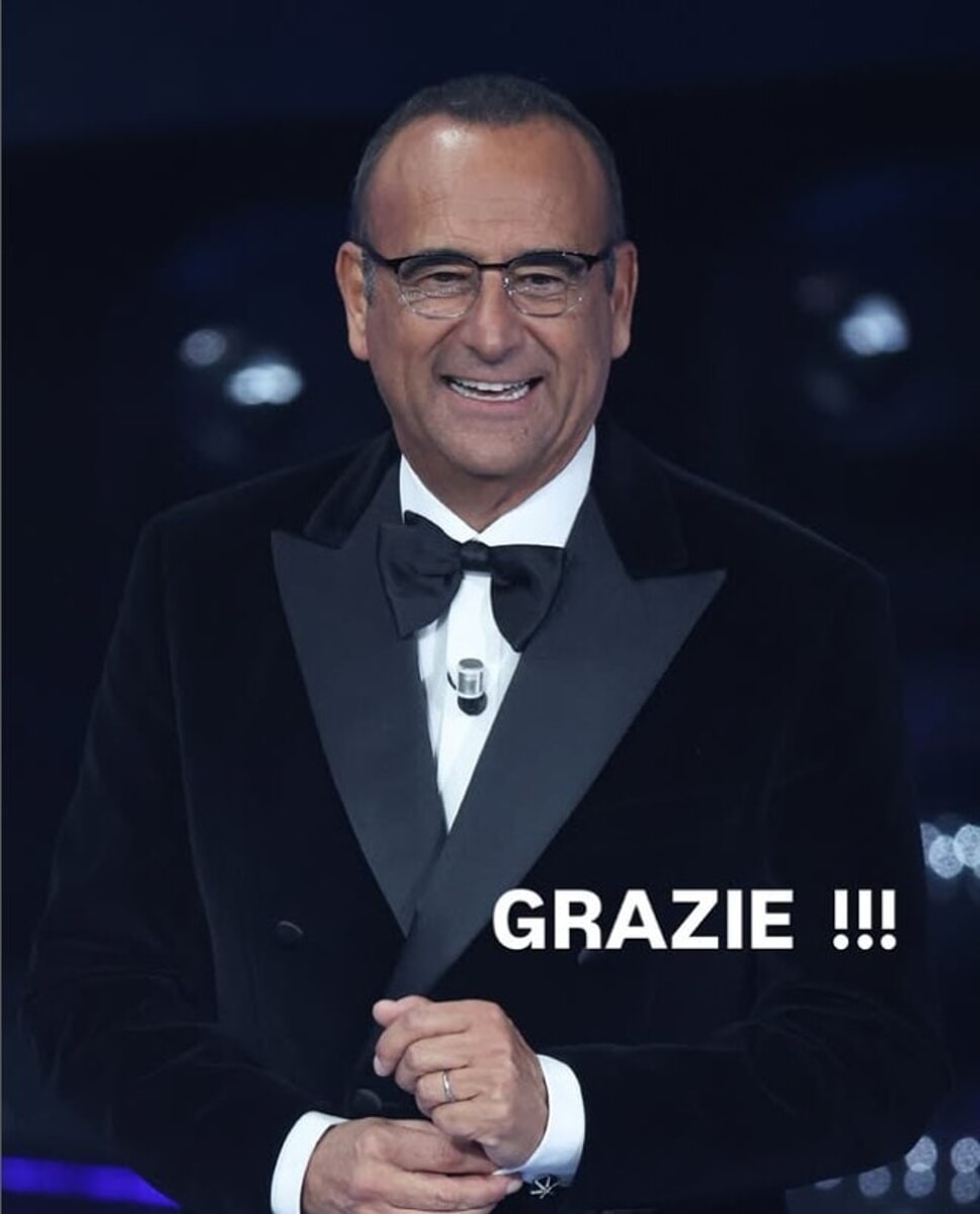 Festival di Sanremo, Conti sui social "Grazie"