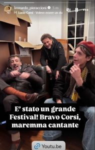 Festival di Sanremo, Pieraccioni: "Bravo Corsi"