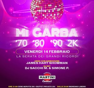 Party "Mi garba" alla Terrazza Martini