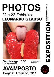 Mostra "Photos" di Leonardo Glauso presso Cinquepunte - Avamposto Firenze